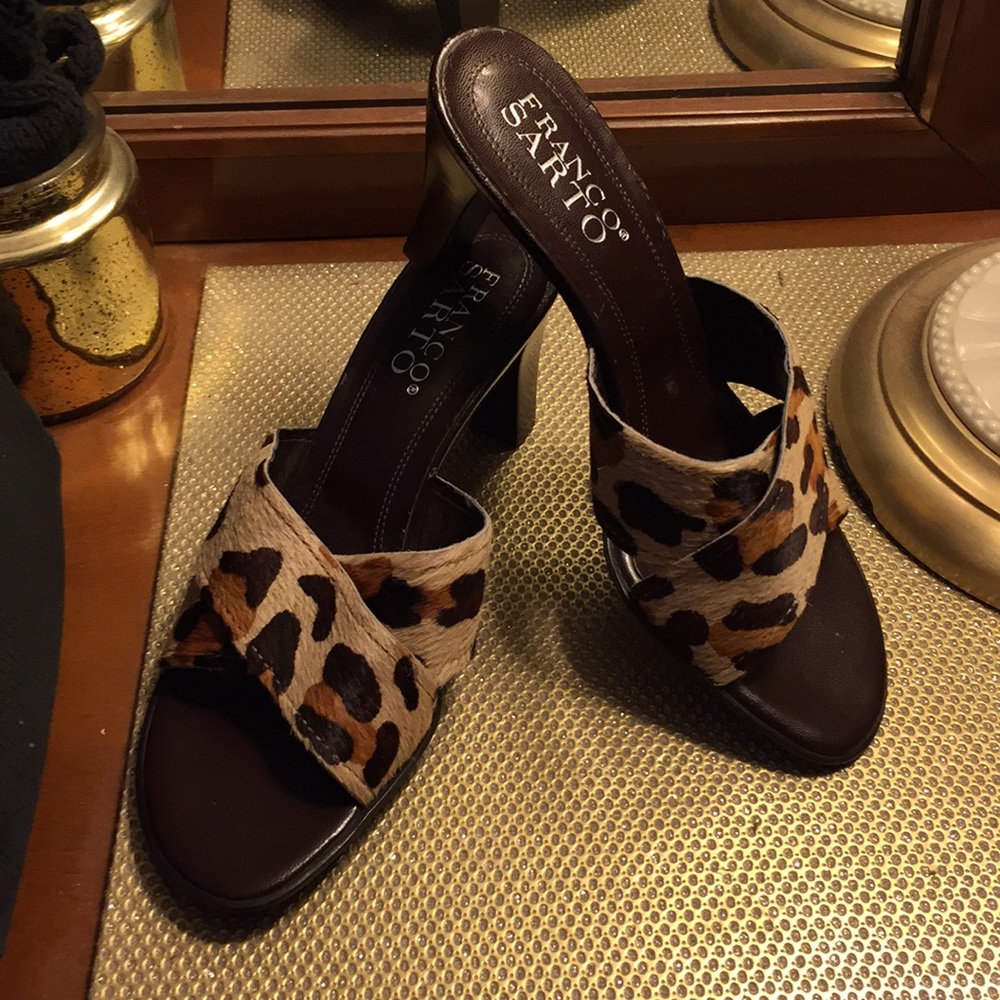 Franco Sarto Leopard Heels